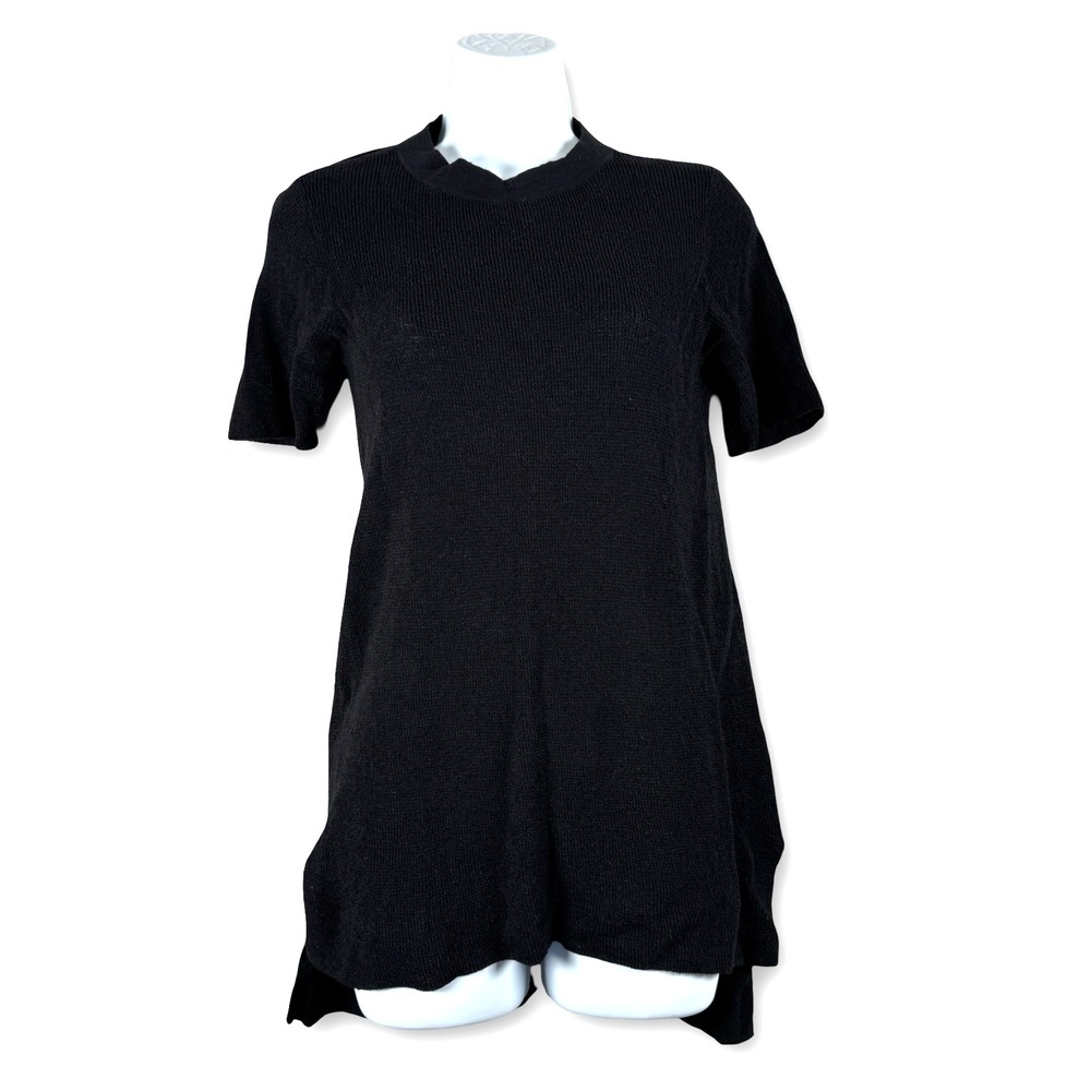 Eileen Fisher Womens Soft Knit Textured Dress Top Sz XXS